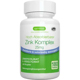 Igennus Zink Chelat 25mg Tabletten 180 St.