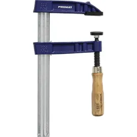 Nordwest Handel AG PROMAT Schraubzwinge Weite 400mm Ausladung 175mm Rutschsicherung Eschenholzheft