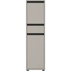 Germania Schrank 2201-186 steingrau B/H/T: ca. 33,00x121,00x34,00