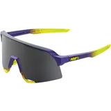 100% S3 Sonnenbrille - Matte Metallic Digital Brights - Smoke Lens/CAT3