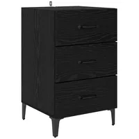 VidaXL Nachttisch Schwarze Eiche 40 x 40 x 66