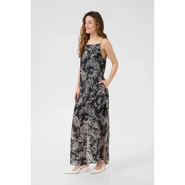 Kaffe Kleid Blusenkleid Schwarz/Weiß 42