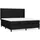 vidaXL Boxspringbett 180 x 200 cm Schwarz
