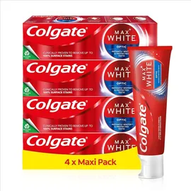 Colgate Max White Optic Zahnpasta 4 x 75 ml