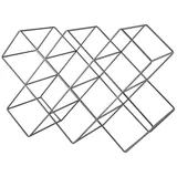 Echtwerk Weinregal 8 Flaschen Schwarz