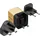 Energizer ENERGIZER, GaN 4A USB-C 20W Netzladegerät mit EU/UK/US Steckdosen, Schwarz / Gold - Bunt