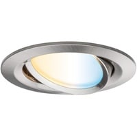 Paulmann 92961 LED-Einbauleuchte LED Einbauleuchte Nova Plus Eisen gebürstet