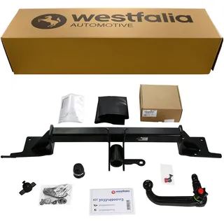 Westfalia Abnehmbare Anhängerkupplung für BMW X1 (E84) (BJ 10/2009-03/2014) - im Set mit 13-pol. fzg.-spez. Westfalia Elektrosatz