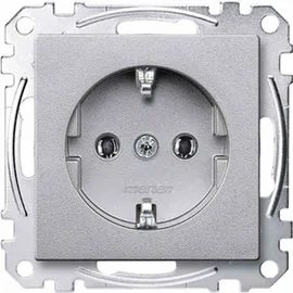 Merten Schuko-Steckdose Unterputz Aluminium 1 St.