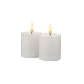 Sirius Home Sille Mini LED-Kerze 6,5 cm weiß 2 St.