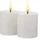 Sirius Home Sille Mini LED-Kerze 6,5 cm weiß 2 St.