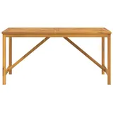 vidaXL Garten-Esstisch 150x90x74 cm Massivholz Akazie