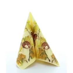 Mank Serviette Airlaid Kastanie, 40 x 40 cm, 50 Stück - Herbst Herbstblätter