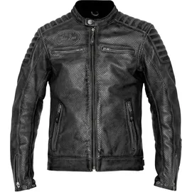John Doe Storm Lederjacke Schwarz 4XL