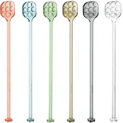 Tiffany Cocktail-Löffel bunt 6 St.