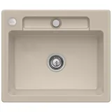 Villeroy & Boch Siluet 60 S almond + Excenterbetätigung + Lochbohrung 2