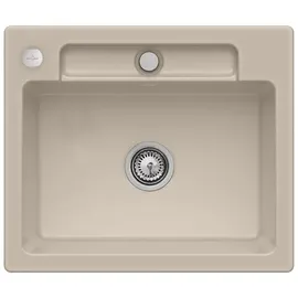 Villeroy & Boch Siluet 60 S almond + Excenterbetätigung + Lochbohrung 2