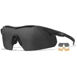 Wiley X Vapor Comm 2.5 Polarisierte Sonnenbrille - Grey / Clear / Light Rust / Matte Black - One Size