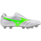 Mizuno Morelia Ii Club Fußballschuhe - White / Neon Green / Galaxy Silver - EU 43