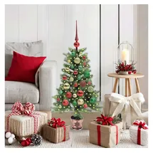 vidaXL Weihnachtsbaum mit 150 LEDs Grün 90 cm