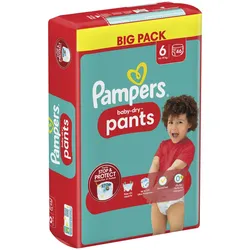 Pampers® Windeln BabyDry Größe 6 46ST für Kids und Teens (4-12 Jahre)