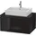 Duravit L-Cube 82x54,7cm, sw hgl, f Kons, 2 Schubkästen