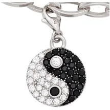Jobo Charm Ying Yang Silber 925