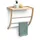 Zeller Handtuchregal Holz Braun