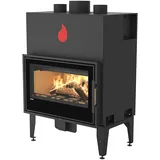 HS Flamingo X15 Kamineinsatz Stahl Schwarz Manual 15 kW Händische Reinigung