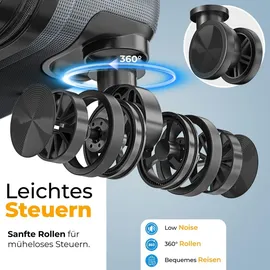Kesser 4-Rollen 66 cm / 84 l grau