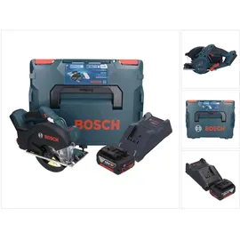 Bosch GKM 18V-50 Professional Akku-Handkreissäge 18 V 136 mm inkl. 1x Akku 5 Ah + Ladegerät + L-Boxx