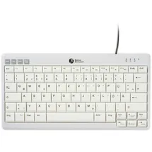 Bakker Elkhuizen BakkerElkhuizen UltraBoard 950 V2 Standard Compact, weiß/grau, USB, DE (BNEU950V2DE)