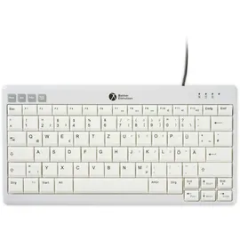 Bakker Elkhuizen BakkerElkhuizen UltraBoard 950 V2 Standard Compact, weiß/grau, USB, DE (BNEU950V2DE)