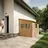 TIMBELA Geräteschrank 2,97 x 3,18 m Beige