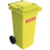 SULO Müllgroßbehälter 120l HDPE gelb fahrbar,n.EN 840 SULO