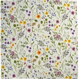 Sander Mitteldecke Freya Frühling Streublumen 95 x 95cm Artikel 48305 Fb. 40 65% Baumwolle bunt weiß