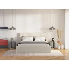 FEDVE Polsterbett 140 x 200 cm Beige