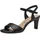TAMARIS Damen 1-28008-42 Sandalette Mit Absatz, Black Matt, 39 EU