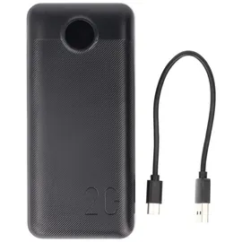 XCell Powerbank X20000PD mit 20.000mAh Kapazität, USB-C PD3.0, Quick-Charge, LED-Display, 2x USB-Ausgang 1x USB-C-Ausgang