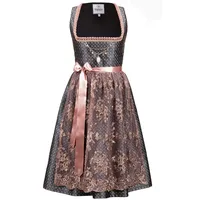Edelnice Midi Dirndl grau 36