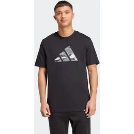 adidas Camo Logo Grafik schwarz S