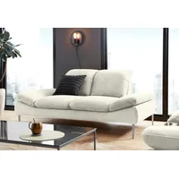 W.Schillig Couch Chenille 3-Sitzer Weiß