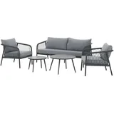 Möbel Kraft Gibraltar Loungeset grau