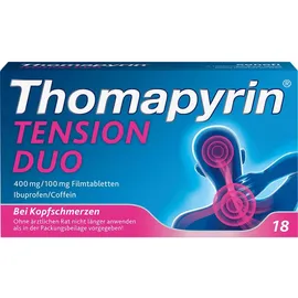 A. Nattermann & Cie. GmbH Thomapyrin TENSION DUO 400 mg/100 mg Filmtabletten