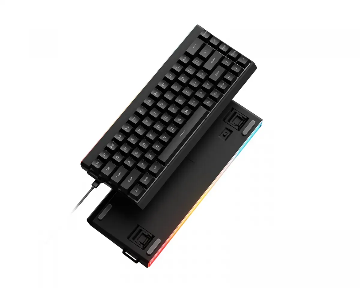 EWEADN DK68 Magnetic HE ANSI Tastatur [Gateron Wuji] - Schwarz