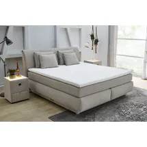 Jockenhöfer Gruppe Boxspringbett "Carla", OTTOs Choice! Topseller, wahlweise mit oder ohne Bettkasten, inkl. 4 Kissen, erhältlich in den Breiten 160 & 180cm beige|braun|grau