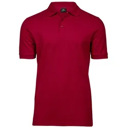 Tee Jays  Herren Stretch Poloshirt Milo in Rot, Gr. S