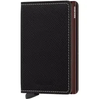 Secrid Slimwallet Saffiano Unisex Geldbörse braun
