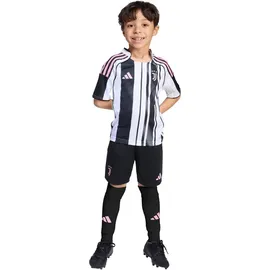 adidas Juventus Turin Minikit 2025/26 Heimtrikot Kinder weiß/schwarz Gr. 110