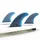FCS Ii Performer Neo Glass M Tri Finne 2026  blau